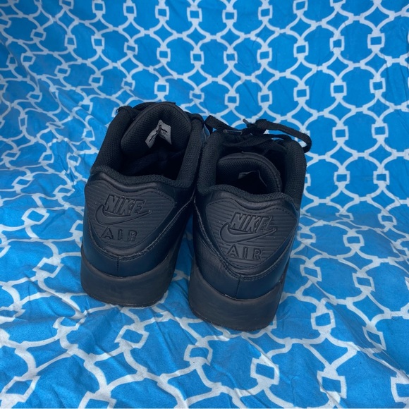 Nike women’s size 8.5 Air Max 90 LTR triple black low top athletic sneakers wmns - Picture 4 of 11